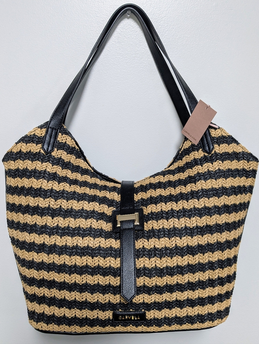 NWT Carvela Woven Straw Shoulder Bag